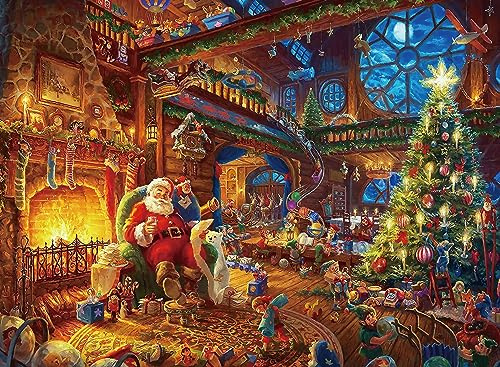 Puzzle 500 Teile Erwachsene Weihnachtsmann 52 x 38 cm Puzzles für Erwachsene Klassische Puzzles Weihnachten 500 Teile Erwachsene Weihnachtspuzzle Schwer Erwachsen 500-Teile