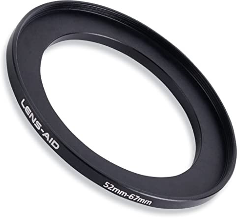 Lens-Aid Anello Adattatore Step-Up 67-77 mm – Anello in Metallo Premium per Filtri Fotografici ND, UV, Polarizzatori – Compatibile con Canon, Nikon, Sony, Fujifilm, Panasonic, Sigma, Tamron