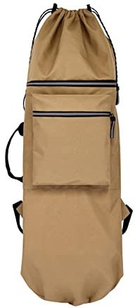 Tragbarer Skateboard-Rucksack, Organizer, faltbar, verstellbare Riemen, wasserdichte Longboard-Tragetasche für Elektro-Skateboard-Teenager