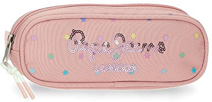 Pepe Jeans Carina Rosa Federmäppchen 22x7x3 cm Polyester