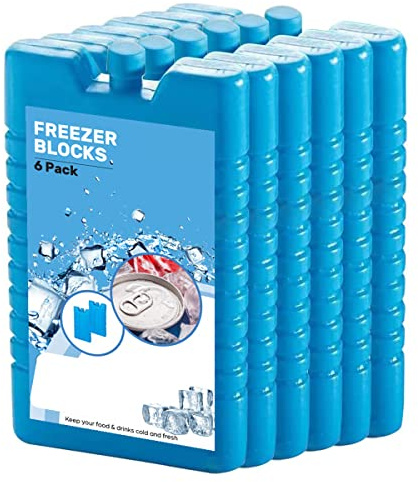 SAVEX Freezer Blocks With Non Toxic & Lightweight Material For Food Fresh Drinks Resuable Ice Packs Cooler Bag, Lunch Box | Ice Blocks For Cool Bags | Freezer Blocks | Ice Packs Reusable (3)