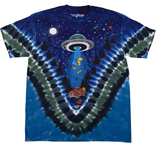 Liquid Blue Light Fantasy Abduction Alien Bears,Multicolor,X-Large