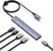 Aceele Hub USB C avec Ports USB-A et C, 3.2 Gen 2 10 Gbps High Speed, Adaptateur Multi-Ports avec Câble de 100cm pour PC Portable MacBook, Surface, etc