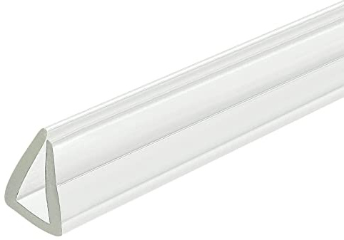 sourcing map U Kanal Randstreifen 4.9ft Länge Gummi Schutz Siegel Streifen Kante Beschützer Passt für 6-7mm Kante (19/32 B x 25/64 H) Klar