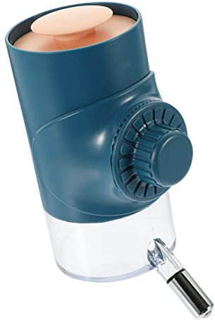 PHENOFICE Wasserspender für Haustiere für Katzen und Hunde automatischer Futterspender Wasserspender für unterwegs tragbar 500 ml Blau