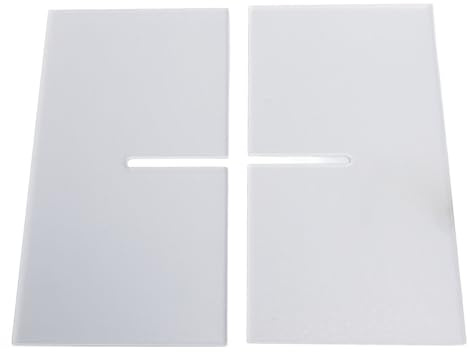 Support de Livre en Acrylique Transparent Multifonctionnel, Présentoir de Livre Ouvert pour Cafés