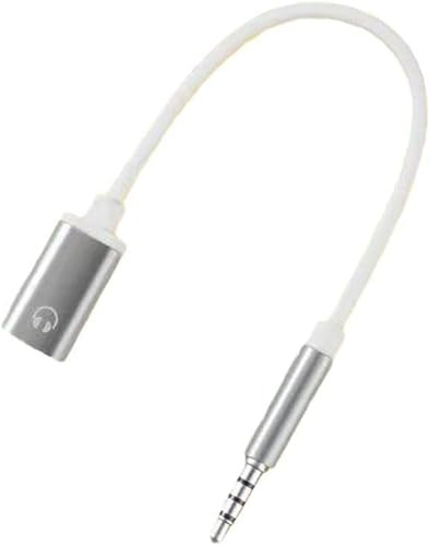 Galepromot Câble adaptateur jack pour casque audio USB C vers auxiliaire 3,5 mm mâle vers type C femelle, compatible avec ordinateurs portables, tablettes, smartphones, lecteurs MP3, lecteurs CD