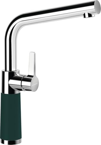 Schock 557000IVY Küchenarmatur SC-540 Ivy – farbige Hochdruck Armatur CRISTADUR mit Festauslauf