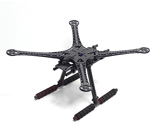 QMSOZMD Pièces pour Drones for S500 500mm Quadcopter Multicopter Cadre Kit GF Version avec Train D'atterrissage en Fiber De Carbone for FPV Quad Gimbal F450 Mise À Niveau