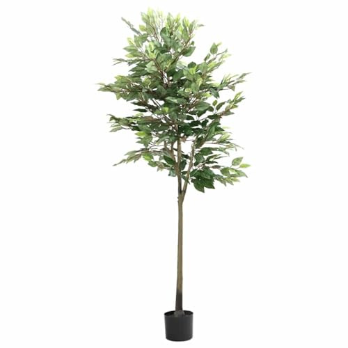 INLIFE Ficusbaum Künstlich 756 Blätter 170 cm Grün,Heim & Garten,Dekoration,Kunstpflanzen,Grün,5.4 KG,4103574