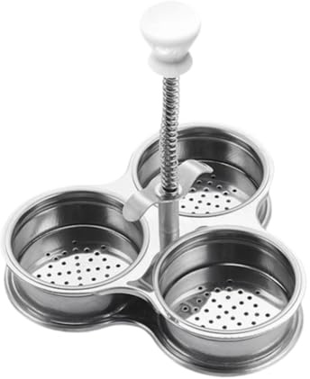 SiaBiced Cuociuova in Camicia in Acciaio Inox, Portauova Camicia, Padella