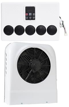 12/24V Mini Split Klimagerät Klimagerät Klimagerät 1800W-2200W Kühlleistung Energiesparend für Wohnmobile, LKW, Baufahrzeuge, Camper