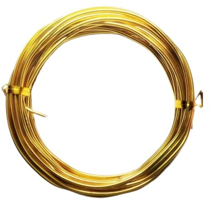 Rukjmqi Alambre de Modelado | Alambre de Modelado De Aluminio - Accesorios Para Pulsera Collar Envoltura De Piedras Preciosas Cuentas