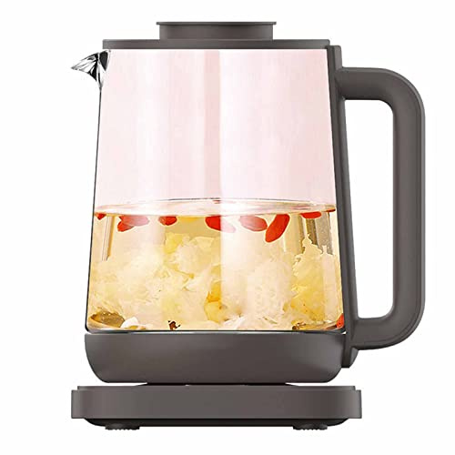 PVGYUJFD Glass kettle, GlTemperature Boil Dry Proof & Auto Shutoff, Fast and Quiet Boiling Heat Preservation Integrated Tea Maker 2L A