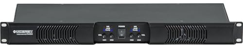 McGrey PA-4504 Endstufe 1 HE 4x 450 Watt, 4-Kanal Endstufe, THD+N: <0 | RMS-Leistung: 4x 450 Watt (@ 8 Ohm / 4 Ohm / 2 Ohm, somit steht bereits bei 8 Ohm die volle Leistung bereit), THD+N: <0, 5 kg