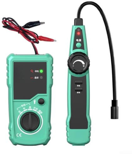 Dispositivo di ricerca cavi per cablaggio a terra e a parete, localizzatore di cavi con sensibilità regolabile fino a 2 m di profondità, tester per cavi di rete, telefonici e metallici, design