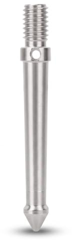 Edelstahl Spike Mount Adapter für Stativ Einbeinstativ mit 3/8 Zoll Gewinde Interface Kamera Zubehör(8cm)