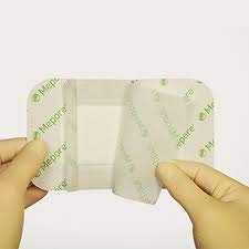 MediSale Ltd Adhesive Sterile Wound Dressings **Pack of 10**- Suitable for cuts and grazes, Diabetic Leg ulcers, venous Leg ulcers, Small Pressure sores - 9cmx10cm