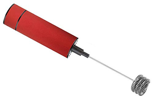 Montalatte Elettrico,Schiumatore con Testina del Frullino Molla, Schiumalatte Elettrico in Acciaio INOX Per Il Latte/Caffè/Cappuccino,Milk frother,Triple