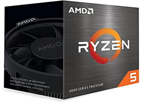 AMD AM4 Ryzen 5 6 Box 5600X 3,7GHz MAX Boost 4,6GHz 6xCore 35MB 65W mit Wraith Stealth Cooler, 100-100000065CBX