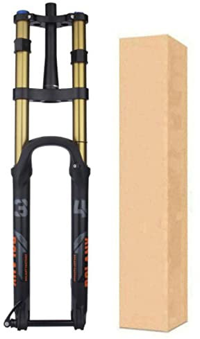 ZECHAO Viaggio 180mm Aria Forcella Anteriore MTB,27,5/29 in Forche Ammortizzatori for Biciclette Regola Rebound 15 * 110mm Forcella Anteriore (Color : Gold-Tapered, Size : 27.5inch)