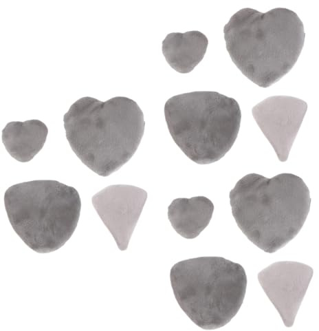 Beavorty 12pièces Coussin Poudré Maquillage De Puff Cosmétique Doux Pour Fond De Et Blush Gris