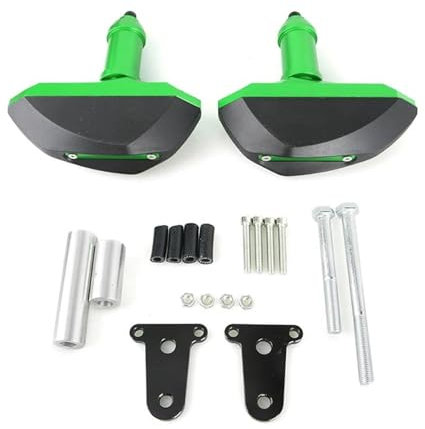 Motorrad-Sturzschutz Sturzpads Für Z400 Und Für Ninja 400 Motorrad Schutzhaube Motorschutzabdeckung(GRÜN)