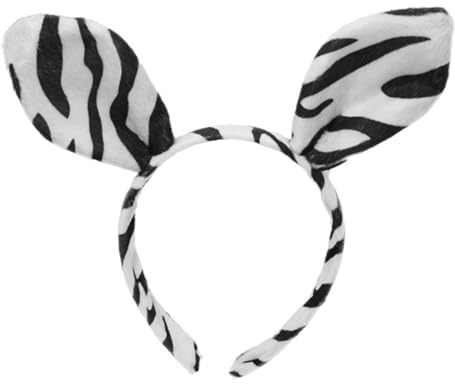 SKISUNO Süßes Zebra Haarband aus Plüsch und Kunststoff mit Bequemer Passform Einfach zu Tragen für Geburtstagsfeiern und Party Dekorationen