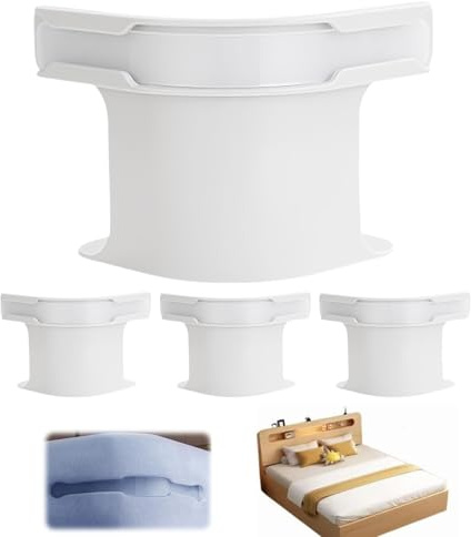 KQLHLHDYZ Lot de 4 supports de drap de lit avec bandes de verrouillage, clips de drap-housse robustes et antidérapants, amovibles, pour toutes les tailles de lit