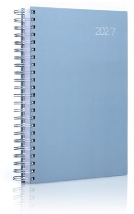 edition cumulus 2026 Den stora tjockleken – DIN A4-kalender – STORMY BLUE (gråblå) – tillverkad i Tyskland – generöst utrymme för dina dagliga möten – perfekt för kontor och hem