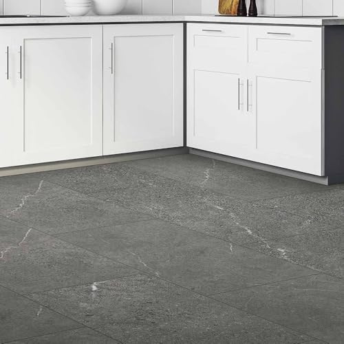 MILANO 615 x 315mm Composite Floor Tile Pack Athena Noir