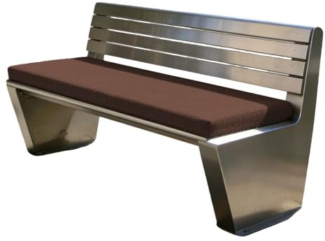 GUOLIXIA Cuscino Impermeabile per Panca 45 x 102 cm con Fondo Antiscivolo Cuscino Panca Panchina Dimensioni Personalizzate per Mobili da Terrazza e Finestre, marrone