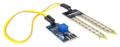 Sensore Misuratore Umidità Suolo Lm393, Sensibilità Regolabile, Set 1 | Indicatore di Alimentazione, Uscita Digitale, Segnale di Commutazione, per Piante da Giardino e Terreno Colore Casuale