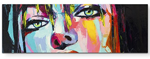 Leinwandbilder | Bilder Leinwand 150x50cm Portrait Frau – Ölgemälde