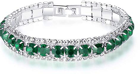 ZAJIWF Damen Armband Tennis Armband, 925 Sterling Silber 4Mm Armband AAA Grade Zirkonia, Schmuck Geschenk (Silber)
