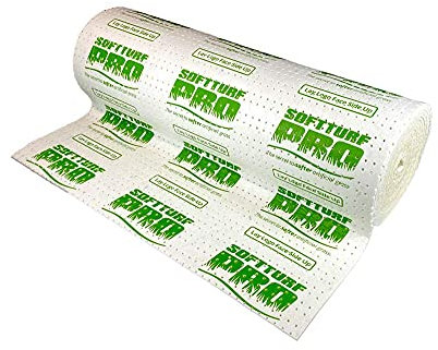 Artificial Grass Underlayment Shock Pad - 1m x 10m Roll - Underlay with Drainage Holes - Ideal for Astro Turf/Fake Lawn/Gardens Lawn