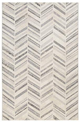 Esprit Home, In & Outdoor Kurzflor Teppich - Läufer für Terrasse, Balkon, Küche, Wohnzimmer, Cabana (160 x 225 cm, grau beige)