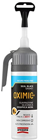Arexons 0078 Oximic Pro 100 ml, Guarnizione Siliconica Nera a Reticolazione Ossimica, Silicone per Guarnizioni, Ideale per Sigillatura Componenti Meccanici, Alte Prestazioni