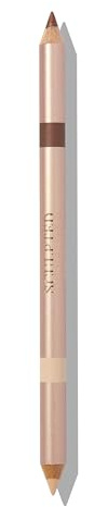 Brighten & Define Kohl Eyeliner Pencil Duo from Sculpted by Aimee (Rust/Nude) - Travel-Friendly Vegan 2-in-1 Nude Double-Ended Eyeliner Pencil Combination