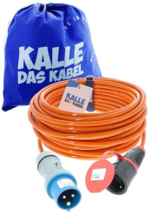 CEE Adapterleitung Kalle Blue Extreme Signal CEE auf SCHUKO 3G 2,5mm² 25 Meter