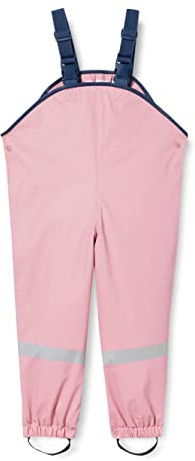 Playshoes Salopette de Pluie Unisexe pour Enfant - sans Doublure - Coupe-Vent et imperméable - Vêtement de Pluie, Rose Pastel., 92 cm