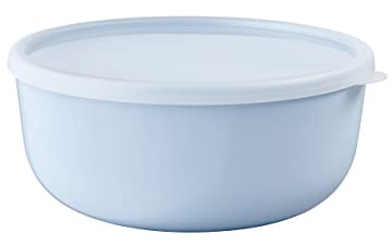 Mepal – Aufbewahrungsbox Kuchen Lumina – Frischhaltedosen mit Deckel für Kühlschrank, Gefrierschrank, Dampfgarer & Mikrowelle – Mikrowellenschüsseln mit Deckel – 3000 ml – Nordic blue