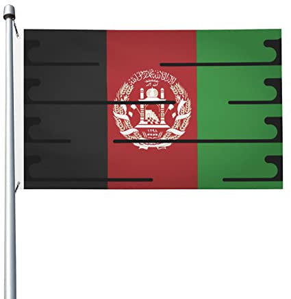 Afghanistan-Flaggen-Design, dekorative Flagge für den Außenbereich, 3 x 1,5 m, doppelseitig, patriotische Flaggen, neu geladene Flaggen, sonnenbeständig, regenfest, Innenhöfe, Bauernhöfe, Gärten