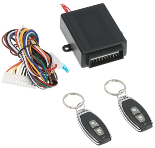Sunydog 12-V-Universal-Zentralverriegelungssatz für Autos, schlüsselloses Öffnungssystem für Universal-Autoverriegelungen mit Fernbedienungssatz