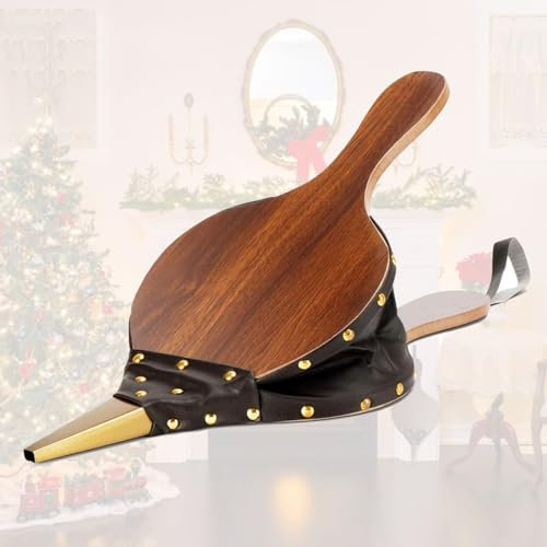 CZMYCBG Kamin Holz Blasebalg Air Blower Cast Nozzle for Outdoor Camping BBQ Grill Schornstein Hand Blasebalg Pumpe Pit Barbeque Feuer Tools Zubehör Großes Werkzeug for Outdoor Camping (Color : Brown