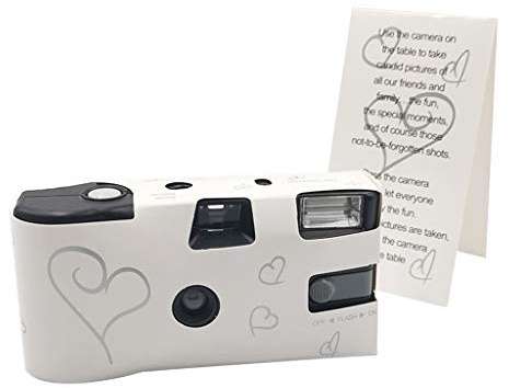 16 Photos Power For Time Disposable Film Camera Party Gift Film Camera Bag Leather
