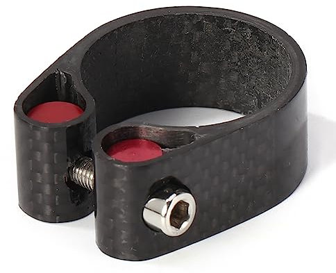 Sattelklemme 1 stücke Carbon Faser Fahrrad Sattelstütze Klemme 30.8/30.9/31,6mm Ultraleichte Sitzrohr Klemme MTB Rennrad sitzrohr Clip Fahrrad Teile Sattelkloben(Color:27.2)