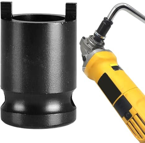Wectirc Angle Grinder Socket Wrench | Non-Slip Spanner Wrench Tool Grinder Spanner Wrench | Small Socket Wrench Grinding Wrench with Safety Groove Sleeve for Angle Grinders