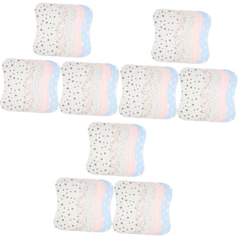 SHOWERORO 15stücke Spucktücher Baumwolle Doppelseitige Atmungsaktive Und Saugfähige Burp Cloths Für Neugeborene Mädchen Und Jungen Farben Zufällig