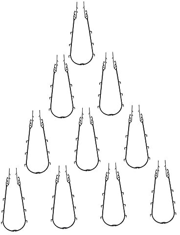 Sosoport 10pièces Support pour Plantes Grimpantes pour Arche Grimpante Plastique Accessoire De Plantation